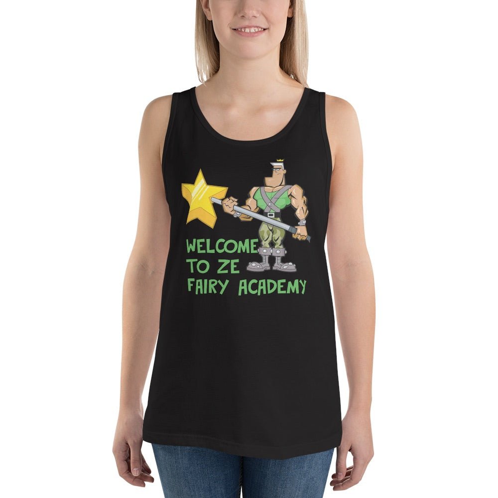 The Fairly OddParents Welcome To Ze Fairy Academy Unisex Tank Top - Paramount Shop