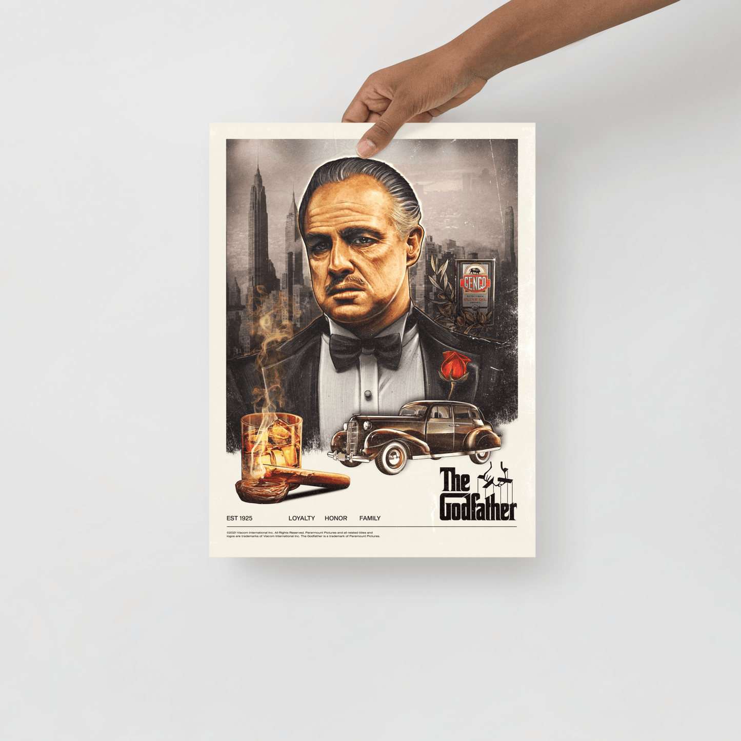 The Godfather Don Corleone Premium Matte Paper Poster - Paramount Shop