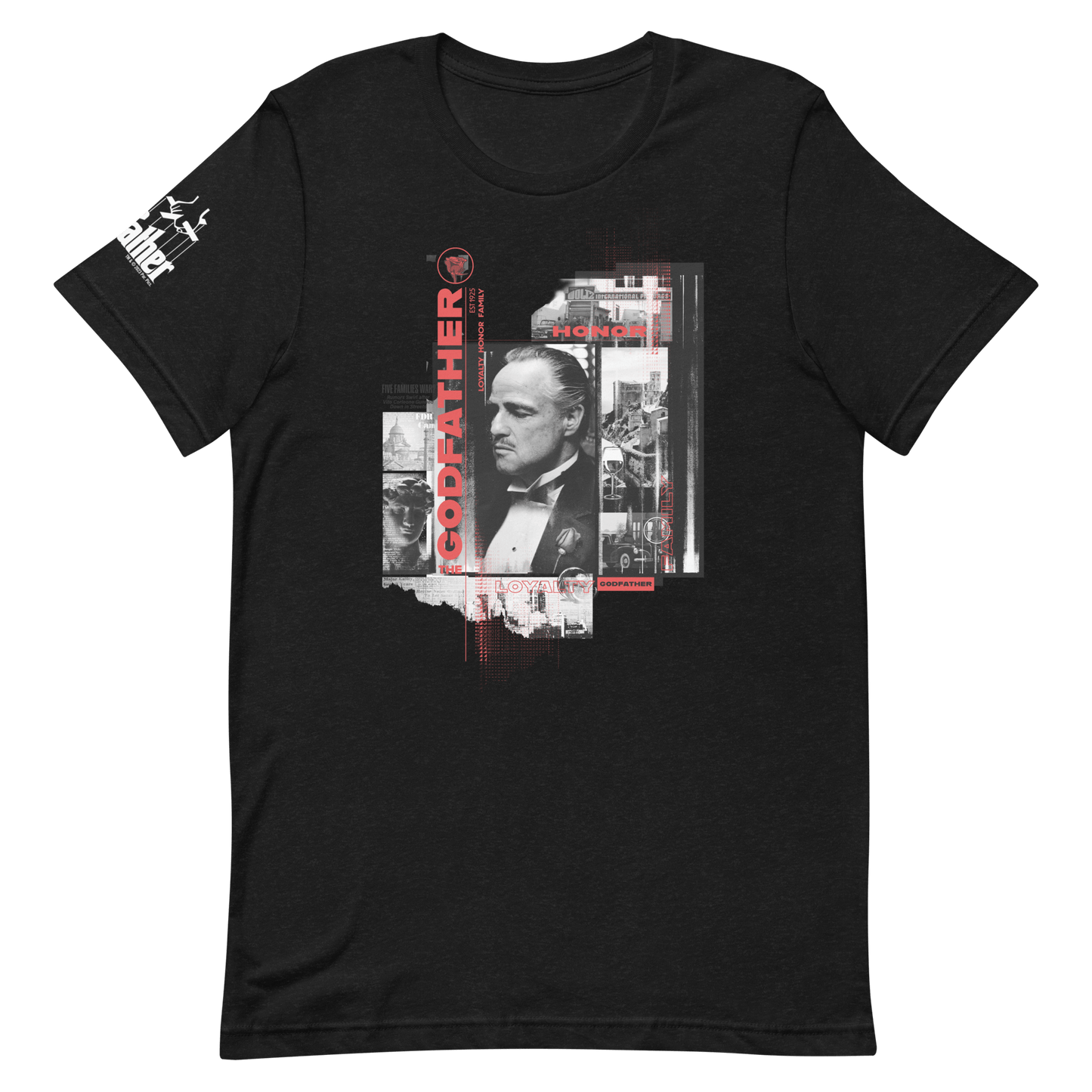 The Godfather "Honor Loyalty Family" Adult Short Sleeve T - Shirt - Paramount Shop