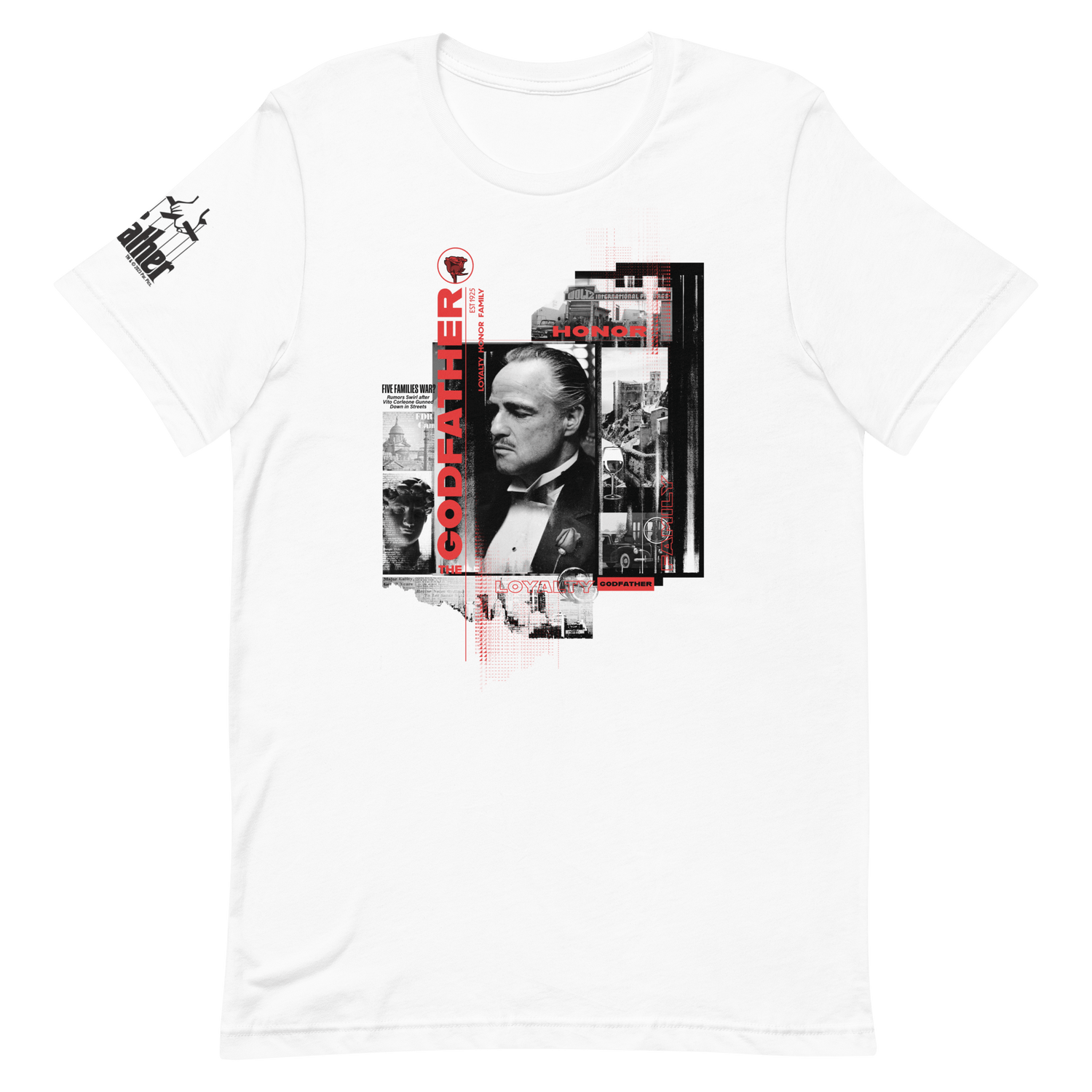 The Godfather "Honor Loyalty Family" Adult Short Sleeve T - Shirt - Paramount Shop