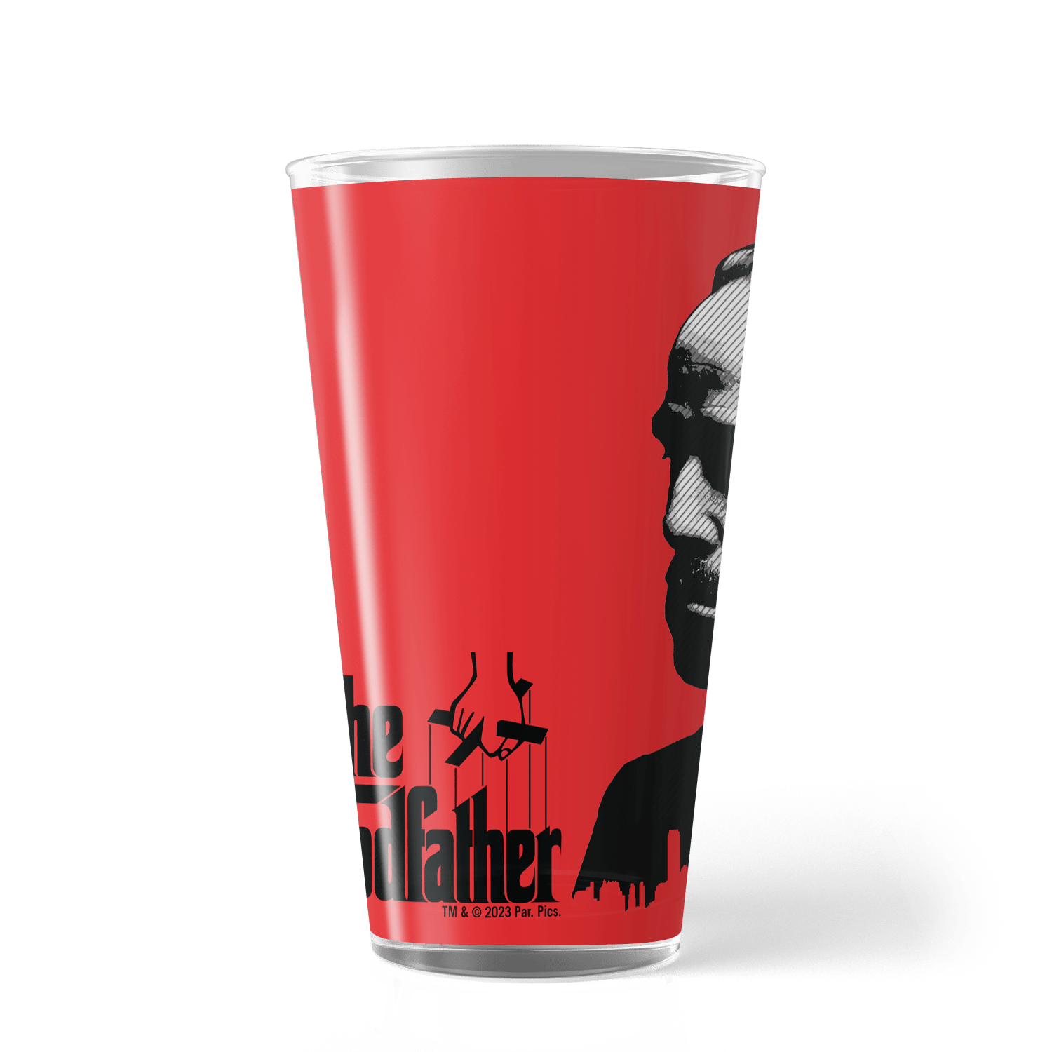 The Godfather "I Don't Apologize" 17 oz Pint Glass - Paramount Shop