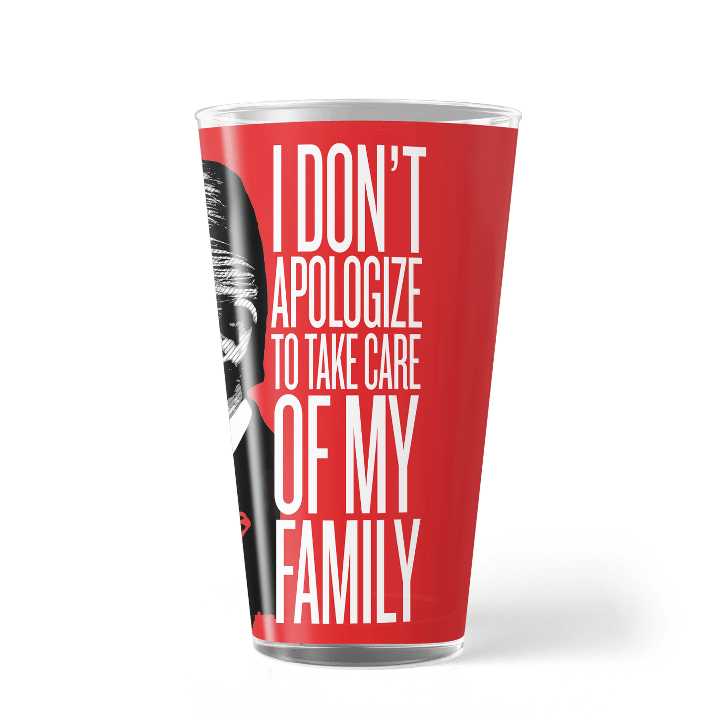 The Godfather "I Don't Apologize" 17 oz Pint Glass - Paramount Shop