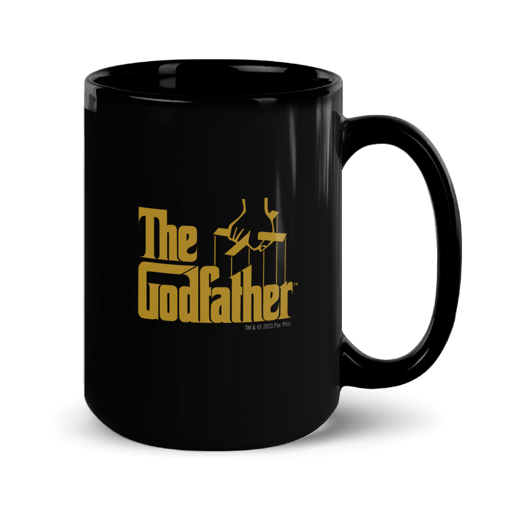 The Godfather "Leave The Gun. Take The Cannoli." Black Mug - Paramount Shop