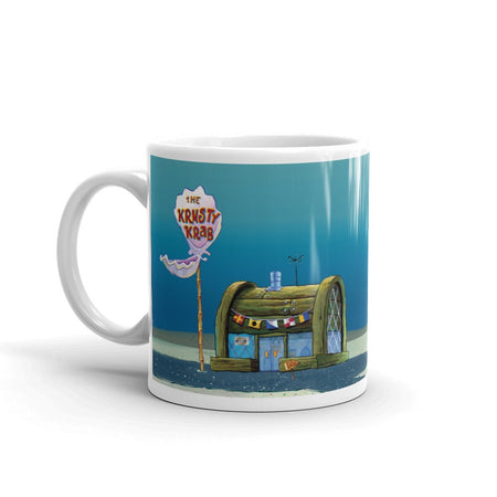 The Krusty Krab 11 oz White Mug - Paramount Shop