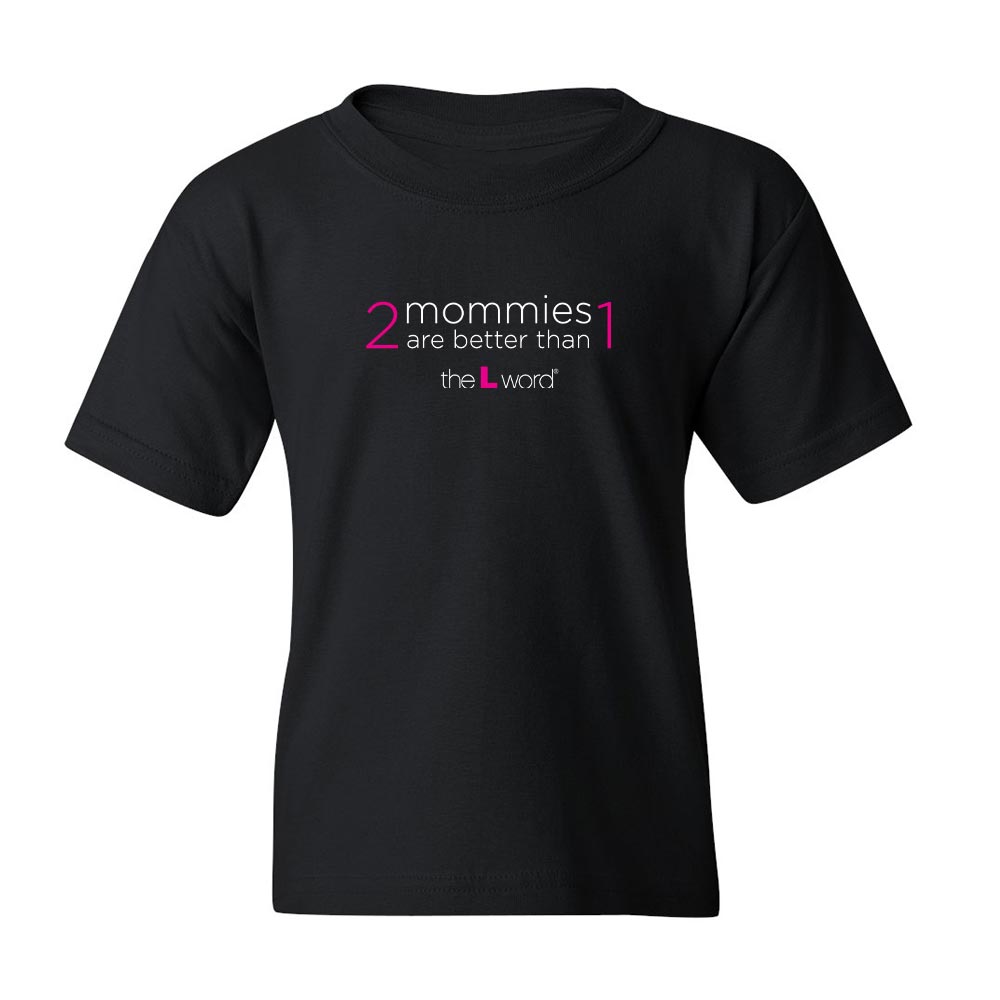 The L Word 2 Mommies are Better Than 1 Kids Short Sleeve T - Shirt - Paramount Shop