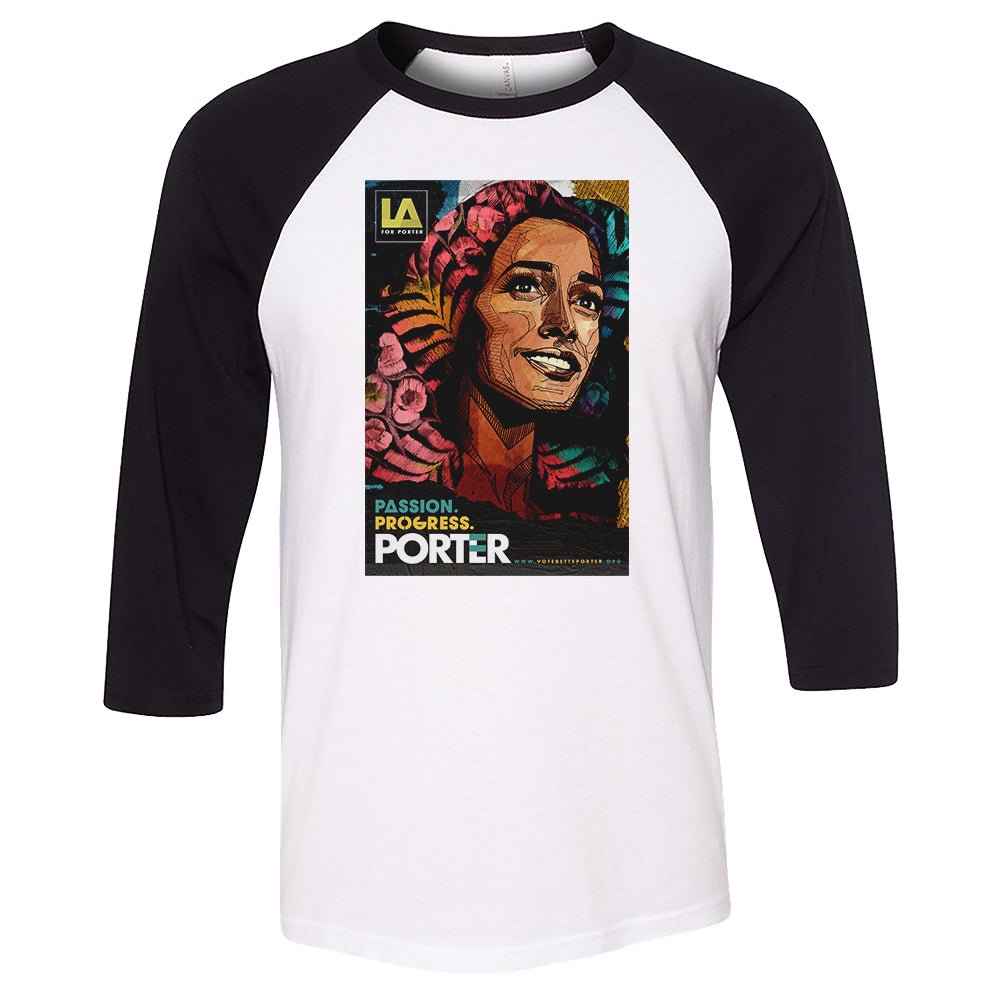 The L Word: Generation Q Bette Porter Campaign Poster 3/4 Sleeve Baseball T - Shirt - Paramount Shop