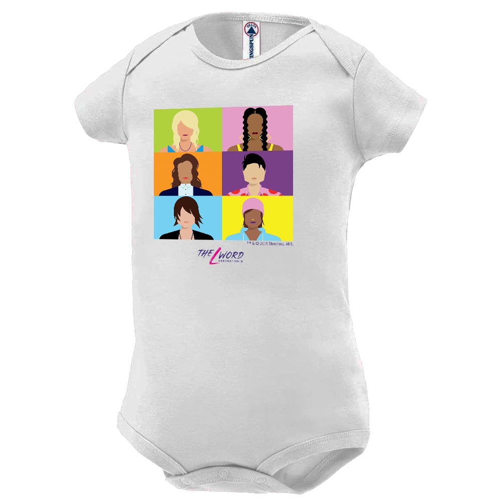 The L Word: Generation Q Faces Baby Bodysuit - Paramount Shop
