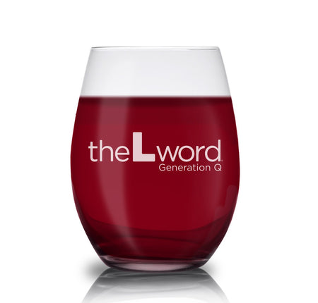 The L Word: Generation Q New Logo Laser Engraved Stemless Wine Glass - Paramount Shop
