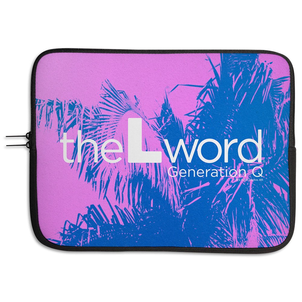 The L Word: Generation Q Palm Tree Logo Neoprene Laptop Sleeve - Paramount Shop