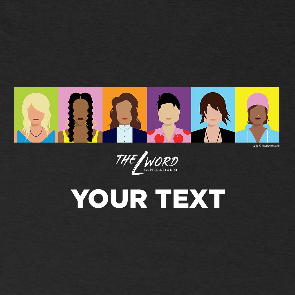 The L Word: Generation Q Personalized Horizontal Faces Women's Tri - Blend T - Shirt - Paramount Shop