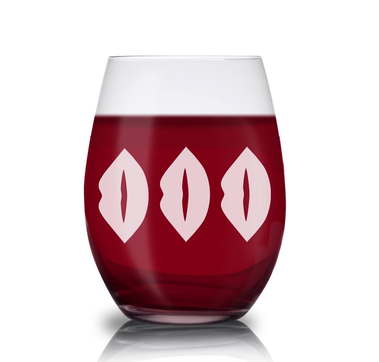 The L Word: Generation Q The Alice Show Lips Laser Engraved Stemless Wine Glass - Paramount Shop