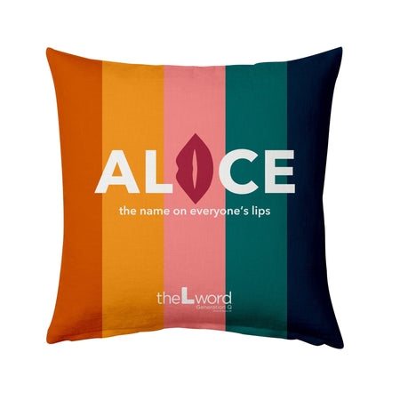 The L Word: Generation Q The Alice Show Logo 16" x 16" Throw Pillow - Paramount Shop