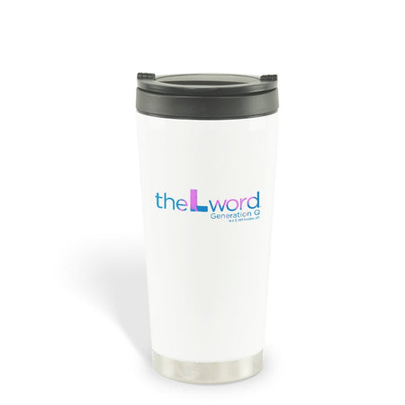 The L Word: Generation Q Tropical Logo 16 oz Stainless Steel Thermal Travel Mug - Paramount Shop