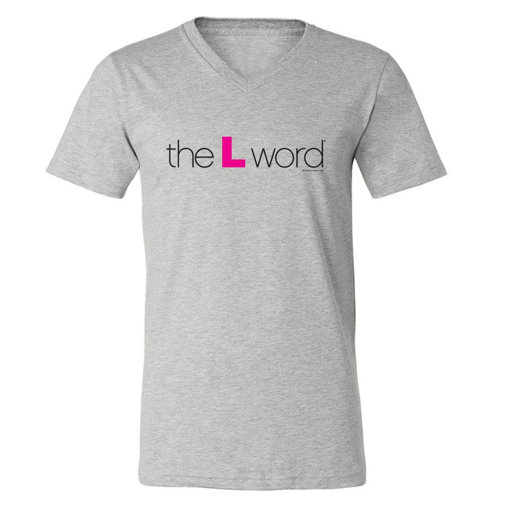 The L Word Logo Adult V - Neck T - Shirt - Paramount Shop