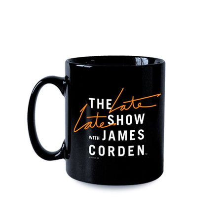 The Late Late Show with James Corden As Seen on Black Mug - Paramount Shop