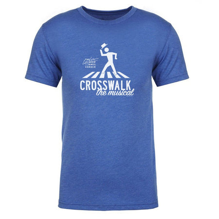 The Late Late Show with James Corden Crosswalk the Musical Logo Men's Tri - Blend T - Shirt - Paramount Shop