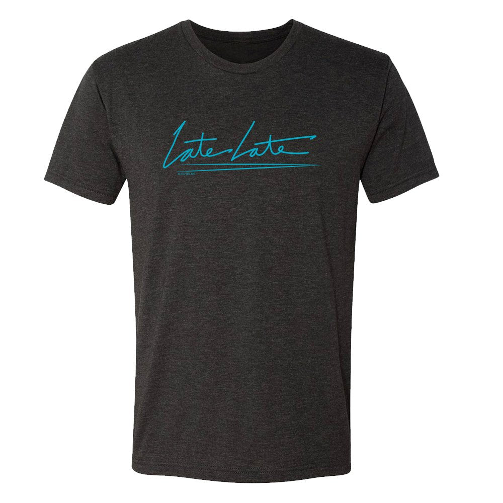 The Late Late Show with James Corden Late Late Men's Tri - Blend T - Shirt - Paramount Shop