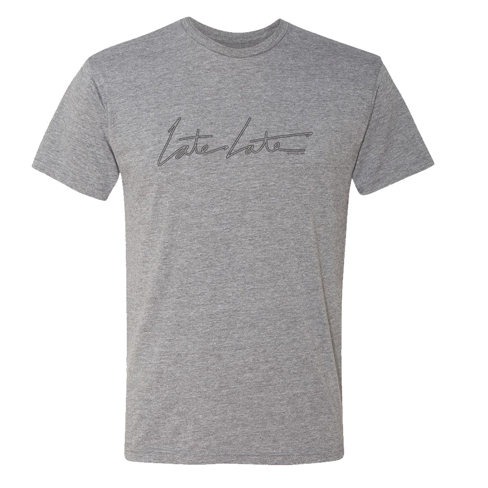 The Late Late Show with James Corden Late Late Men's Tri - Blend T - Shirt - Paramount Shop