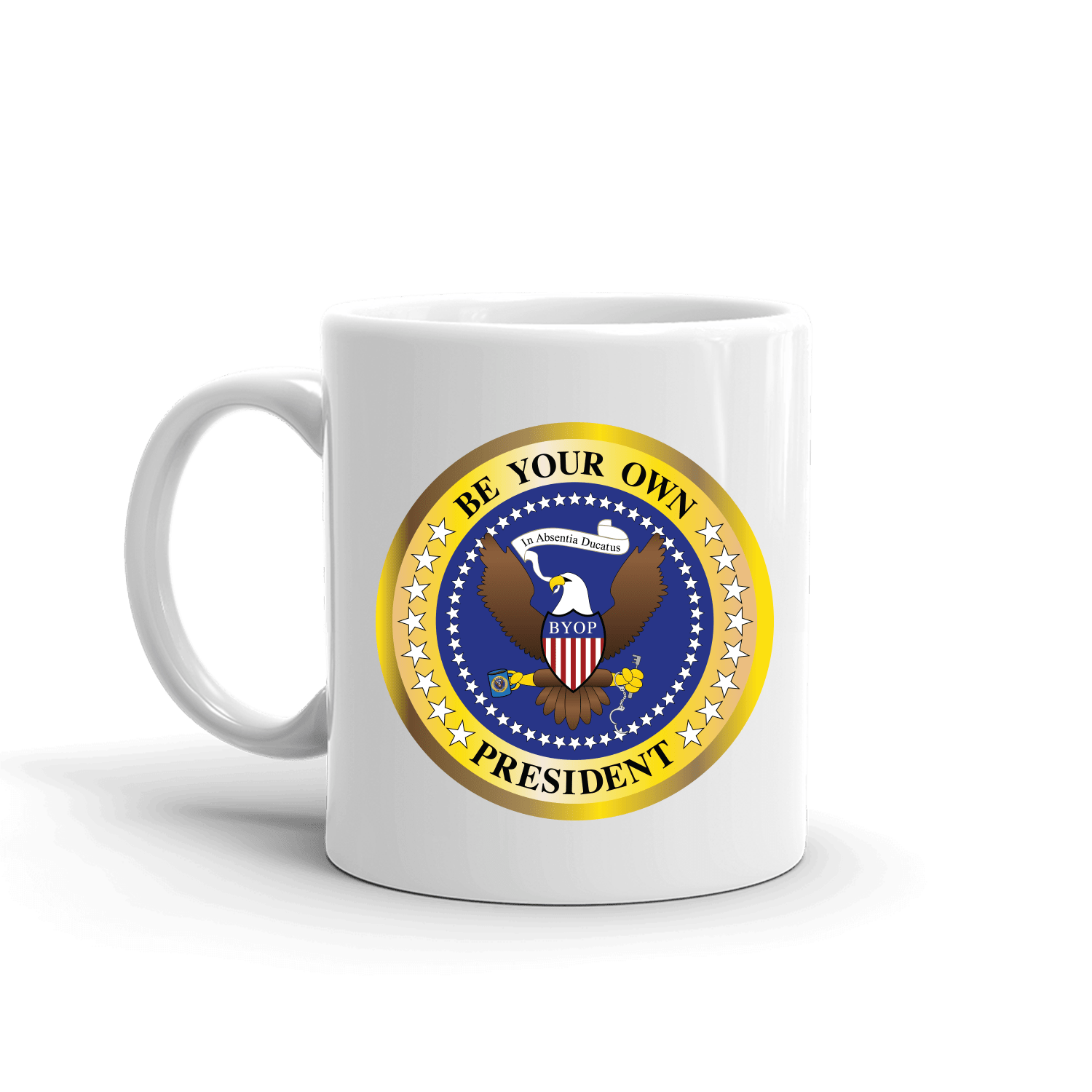 The Late Show with Stephen Colbert Be Your Own President Charity Mug - Paramount Shop