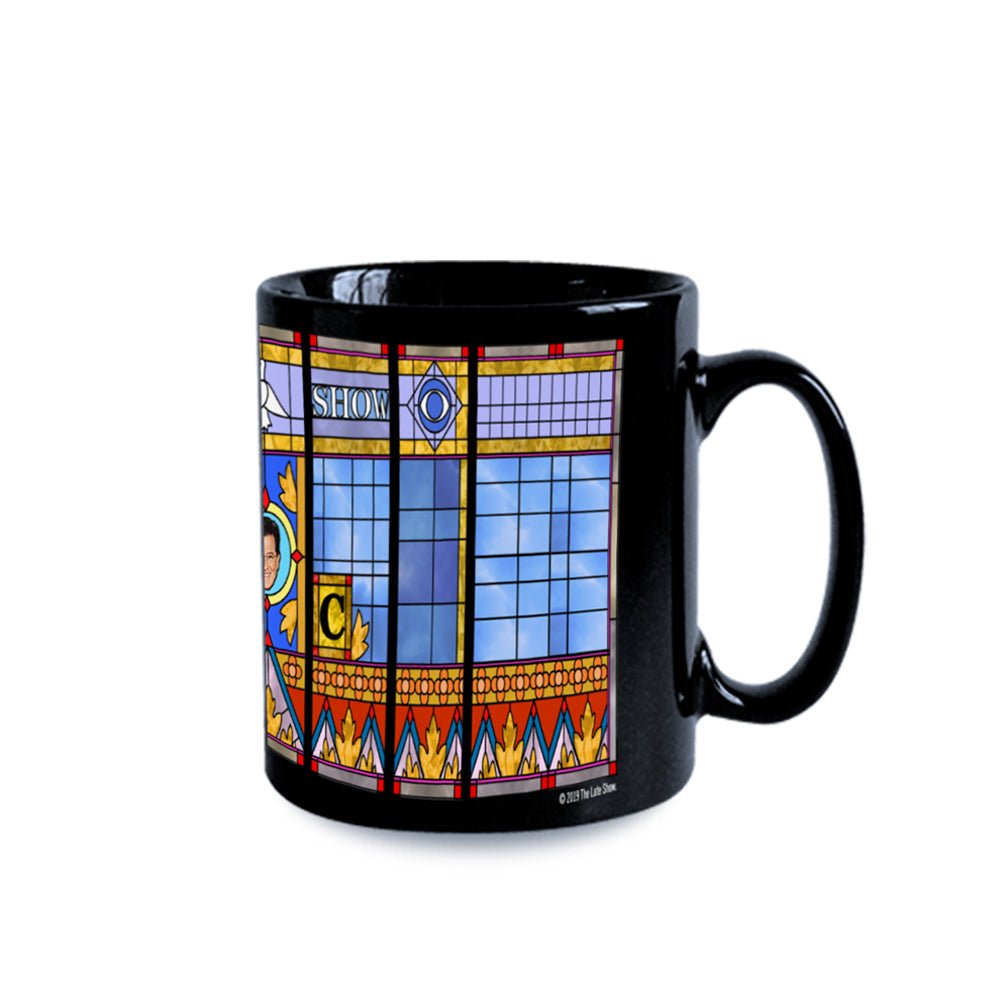 The Late Show with Stephen Colbert Cathedral Black 11 oz Mug - Paramount Shop