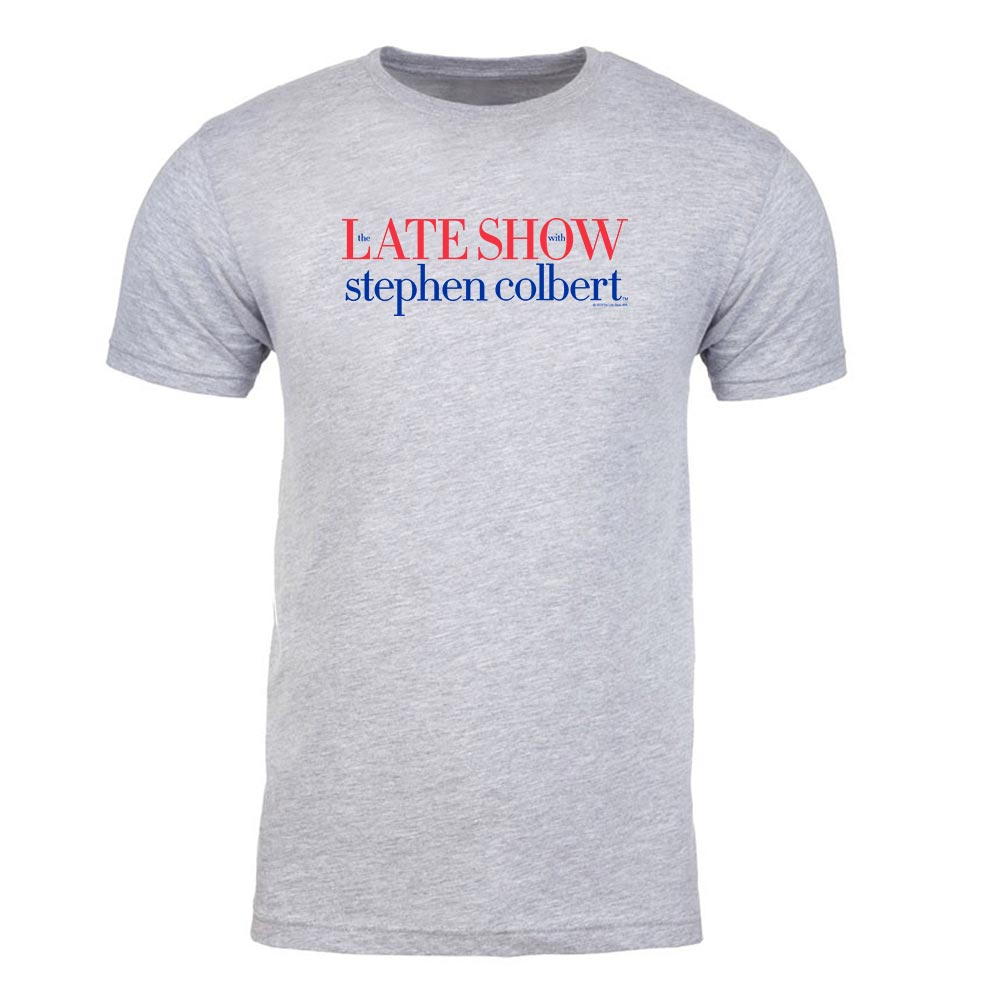 The Late Show with Stephen Colbert Logo Adult Short Sleeve T - Shirt - Paramount Shop