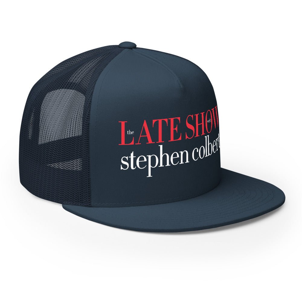 The Late Show with Stephen Colbert Logo Trucker Hat - Paramount Shop