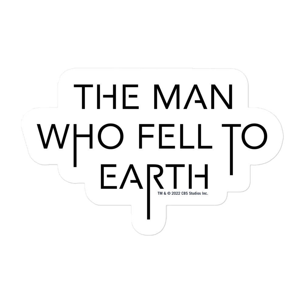 The Man Who Fell To Earth Logo Die Cut Sticker - Paramount Shop