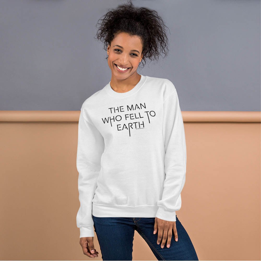 The Man Who Fell to Earth Logo Unisex Fleece Crewneck Sweatshirt - Paramount Shop