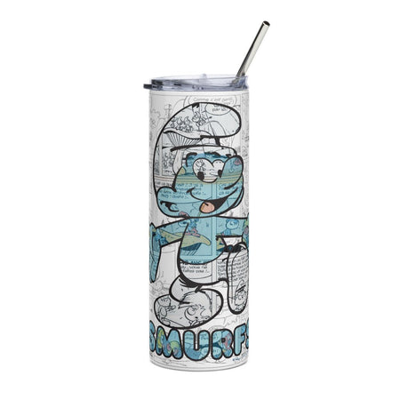 The Smurfs Comic Stainless Steel Tumbler - Paramount Shop