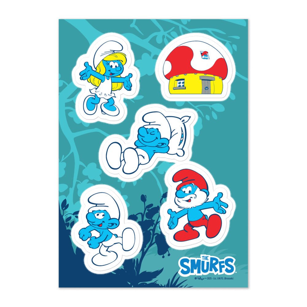 The Smurfs Icons Sticker Sheet - Paramount Shop