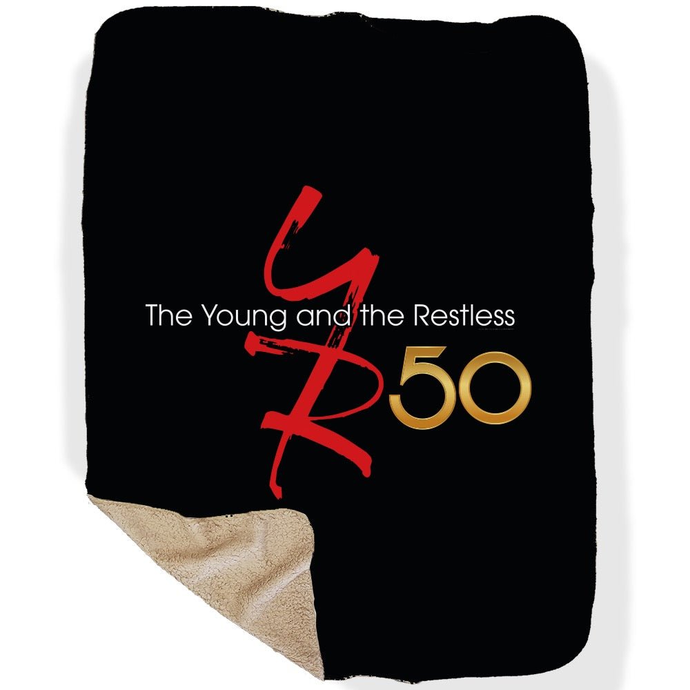 The Young and the Restless 50th Anniversary Sherpa Blanket - Paramount Shop
