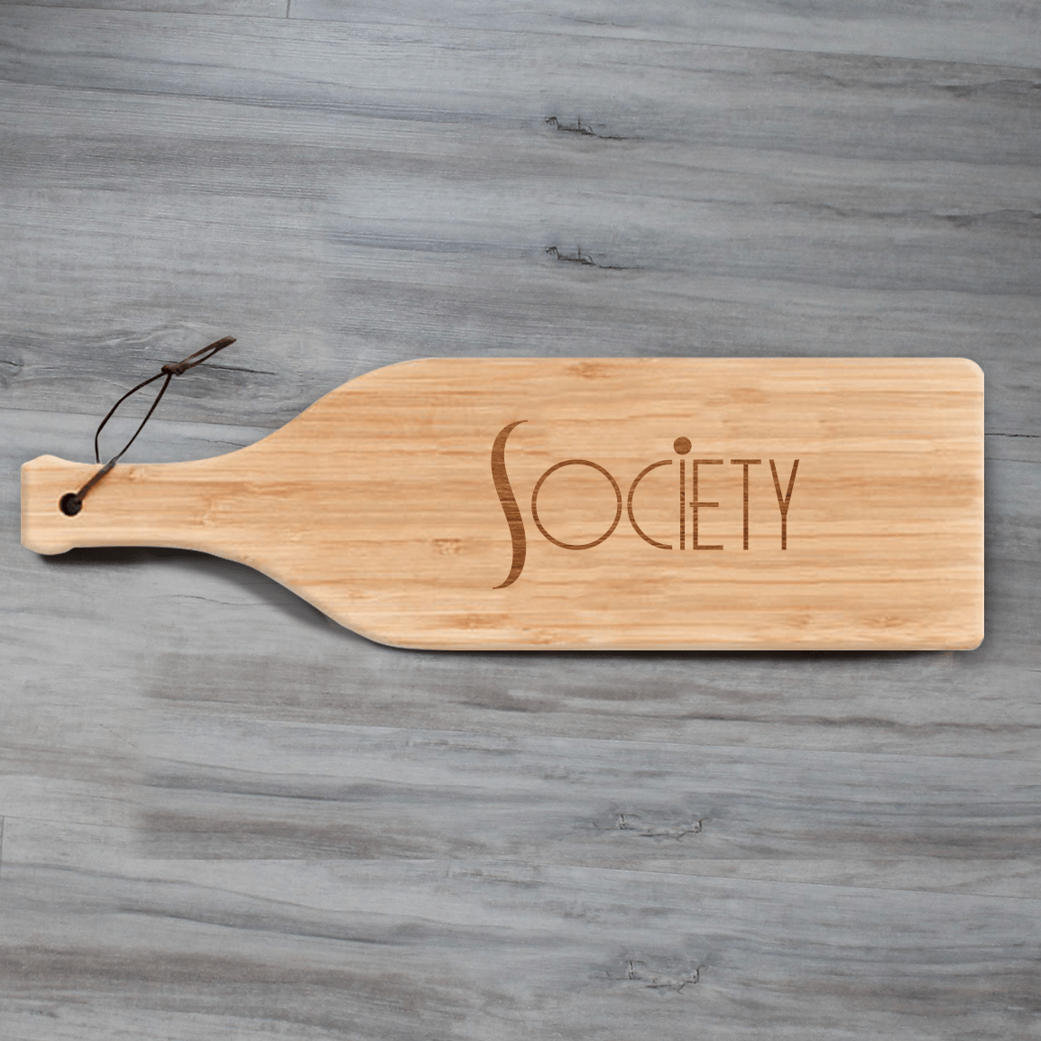 The Young and the Restless Society Wine Bottle Cutting Board - Paramount Shop