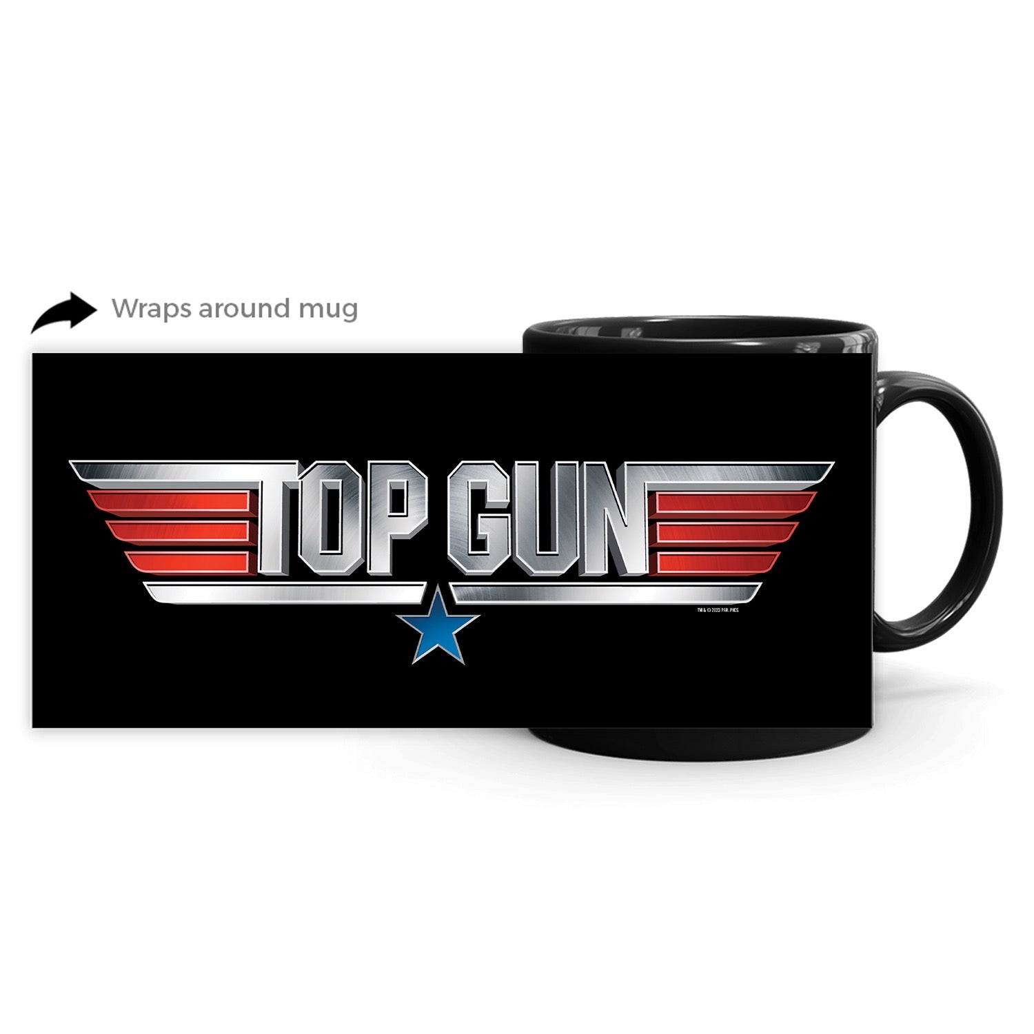 Top Gun Black Mug - Paramount Shop