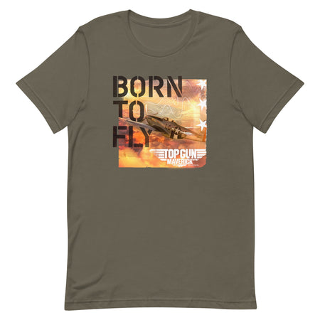Top Gun: Maverick Born To Fly Adult Short Sleeve T - Shirt - Paramount Shop