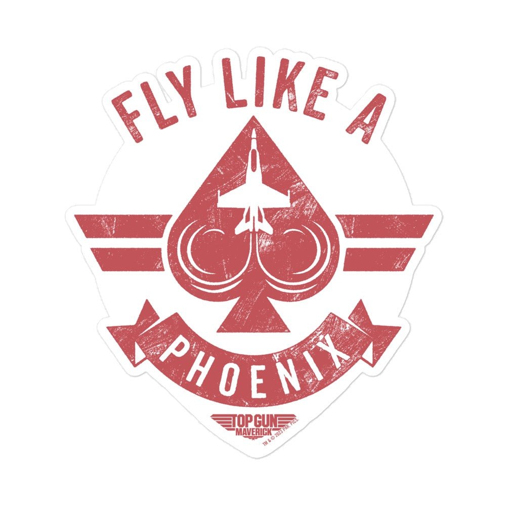 Top Gun: Maverick Fly Like A Phoenix Die Cut Sticker - Paramount Shop