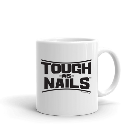 Tough As Nails Stacked Logo White Mug - Paramount Shop