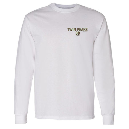 Twin Peaks 30th Anniversary Logo Adult Long Sleeve T - Shirt - Paramount Shop