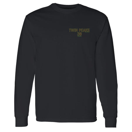 Twin Peaks 30th Anniversary Logo Adult Long Sleeve T - Shirt - Paramount Shop