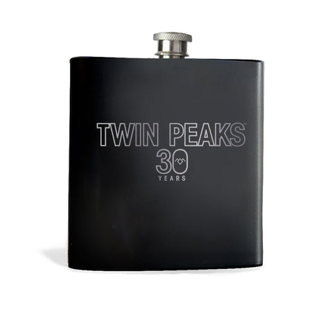 Twin Peaks 30th Anniversary Logo Laser Engraved Flask - Paramount Shop