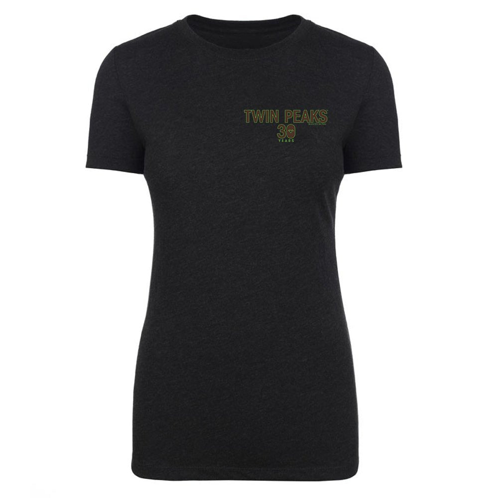 Twin Peaks 30th Anniversary Logo Women's Tri - Blend T - Shirt - Paramount Shop