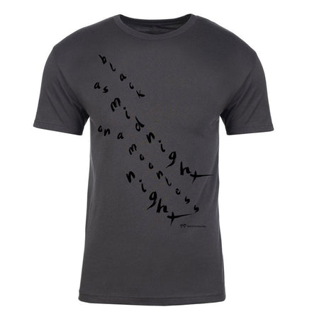 Twin Peaks Black as Midnight Adult Short Sleeve T - Shirt - Paramount Shop