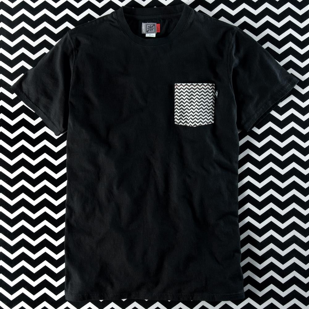 Twin Peaks Chevron Pocket Adult Short Sleeve T - Shirt - Paramount Shop