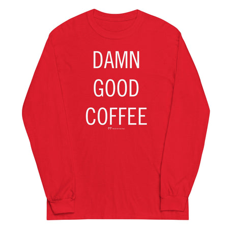 Twin Peaks Damn Good Coffee Adult Long Sleeve T - Shirt - Paramount Shop