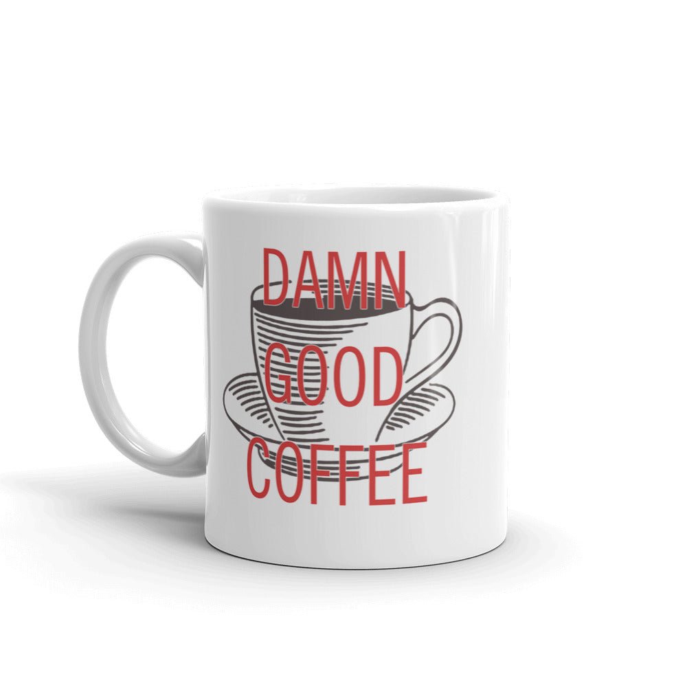 Twin Peaks Damn Good Coffee Cup White Mug - Paramount Shop