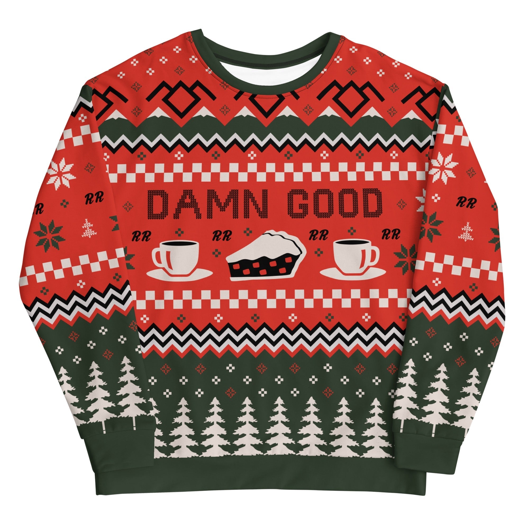 Twin Peaks Damn Good Holiday Unisex Crew Neck Sweatshirt