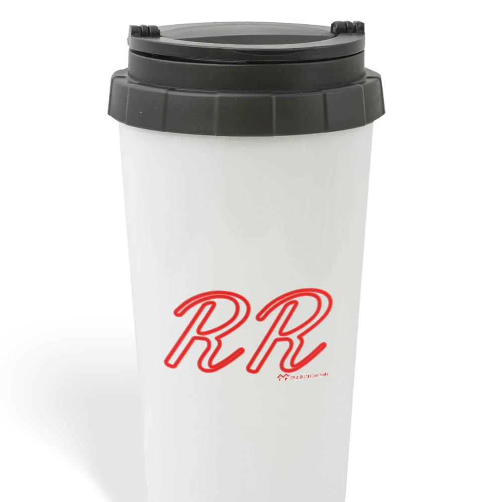 Twin Peaks Double R Diner Neon Logo 16 Stainless Steel Travel Mug - Paramount Shop
