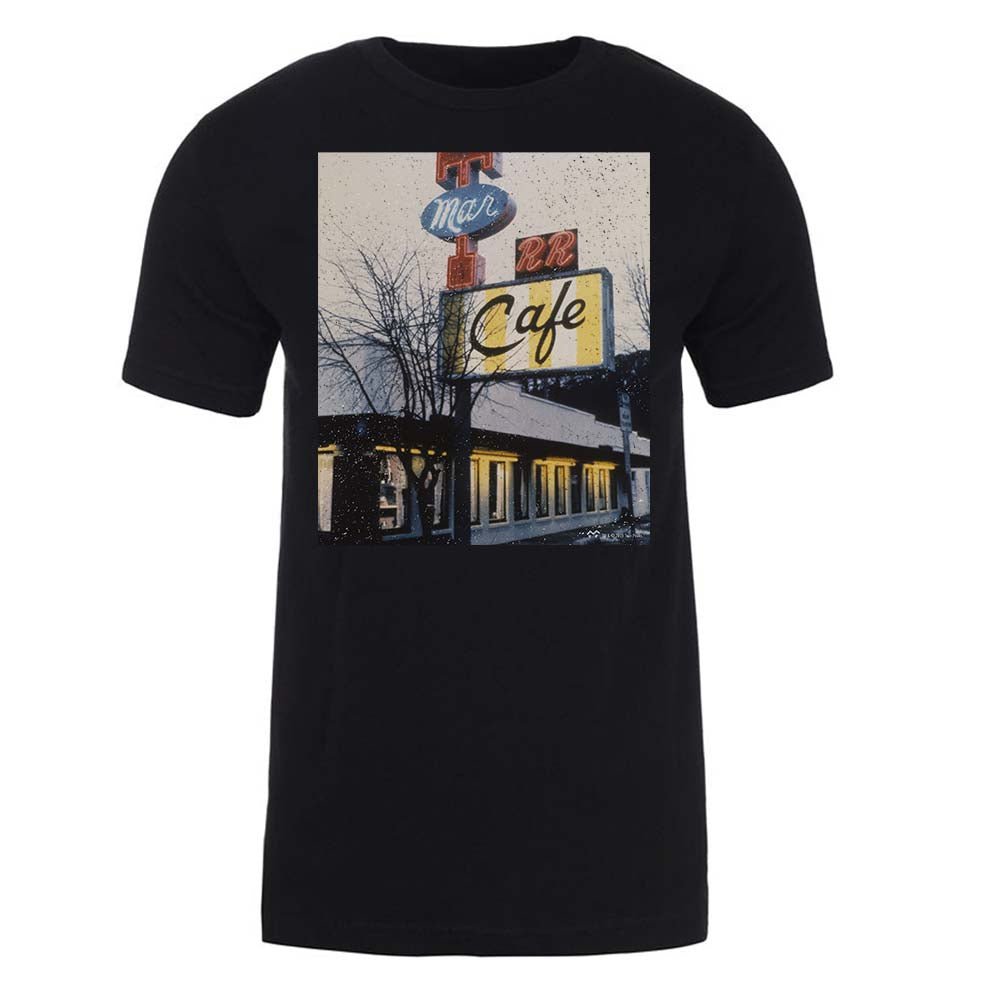 Twin Peaks Double R Diner Vintage Picture Adult Short Sleeve T - Shirt - Paramount Shop
