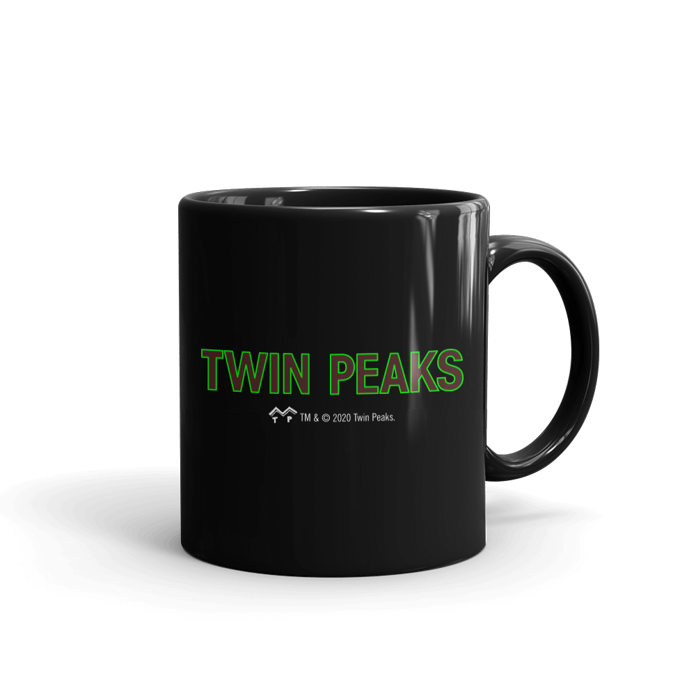 Twin Peaks Golden Orb with Laura Black Mug - Paramount Shop