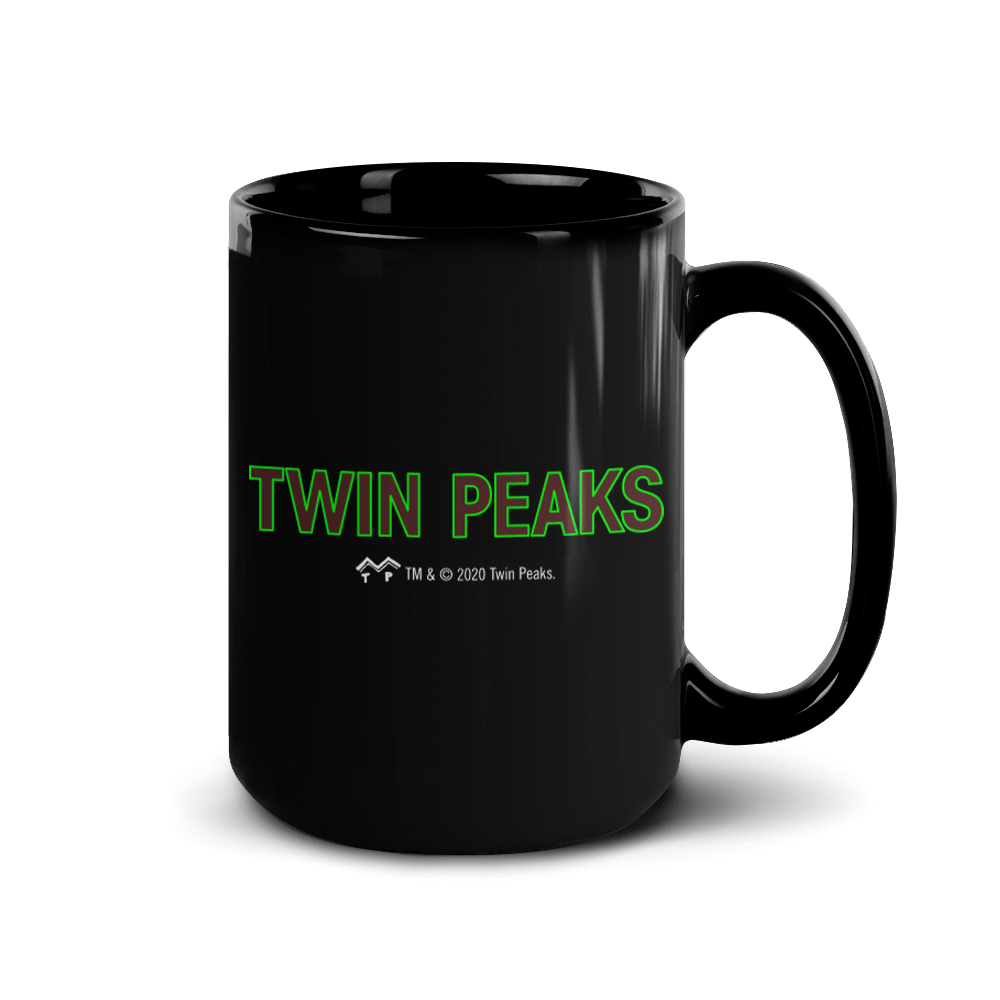 Twin Peaks Golden Orb with Laura Black Mug - Paramount Shop