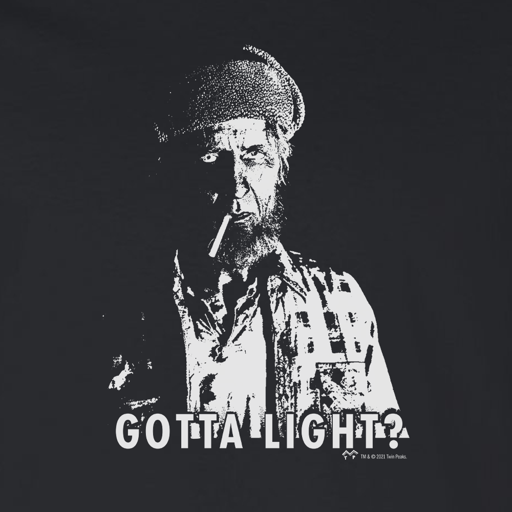 Twin Peaks Gotta Light? Adult Long Sleeve T - Shirt - Paramount Shop
